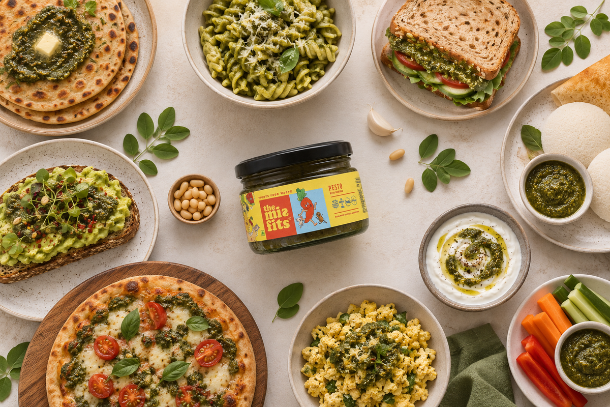 MORINGA PESTO 10 WAYS: FROM PARATHA TO PASTA TO DIPPING SAUCE