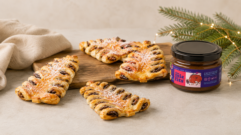 Cocospread Christmas Tree Puff Pastry