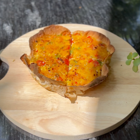 Leftover Rotis Quiche (Upcycling)