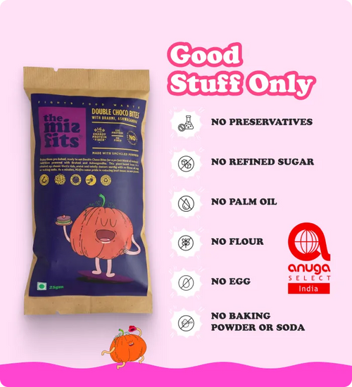 Double Choco Bites with Brahmi & Ashwagandha