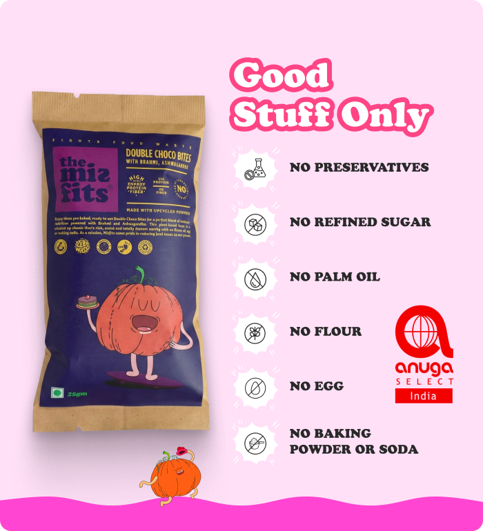 Double Choco Bites with Brahmi & Ashwagandha