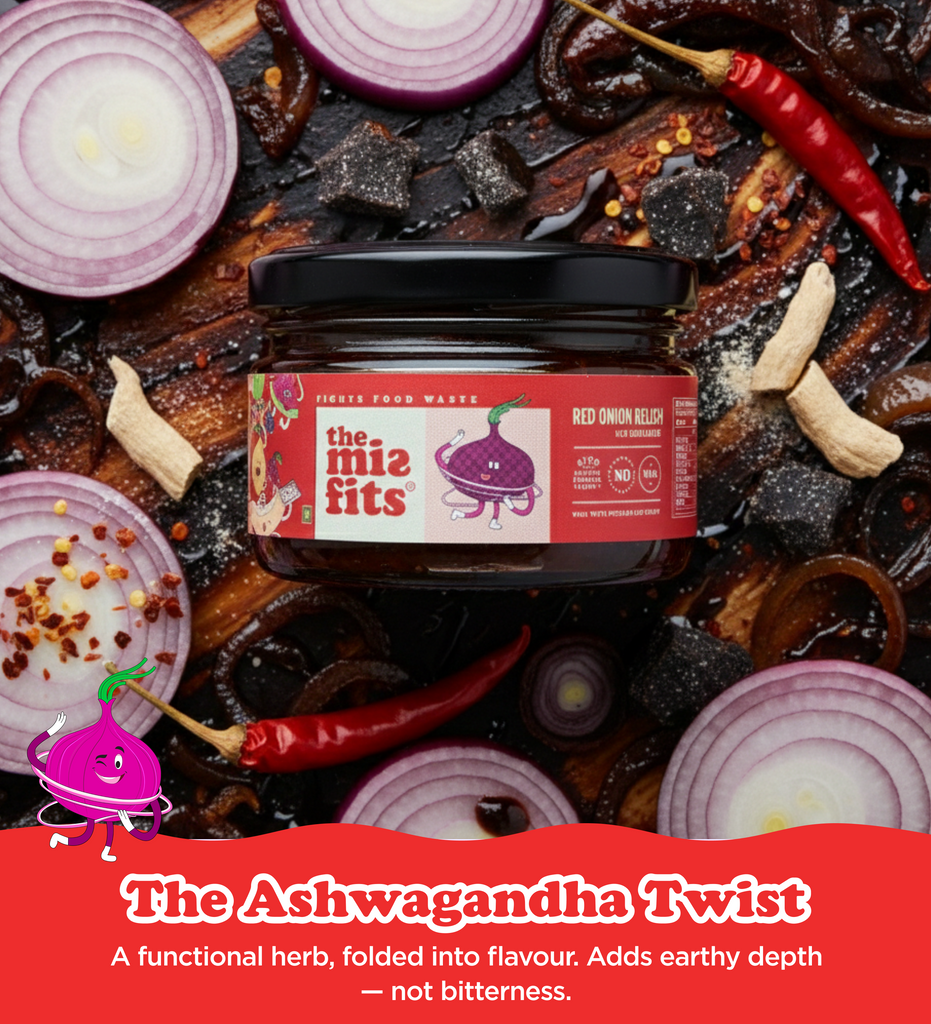 Red Onion Relish with Ashwagandha