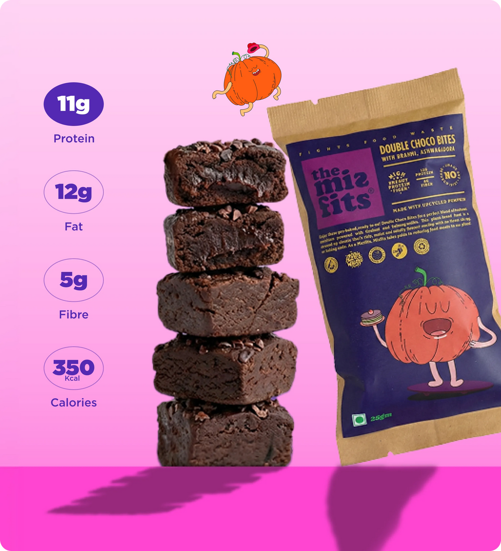 Double Choco Bites with Brahmi & Ashwagandha