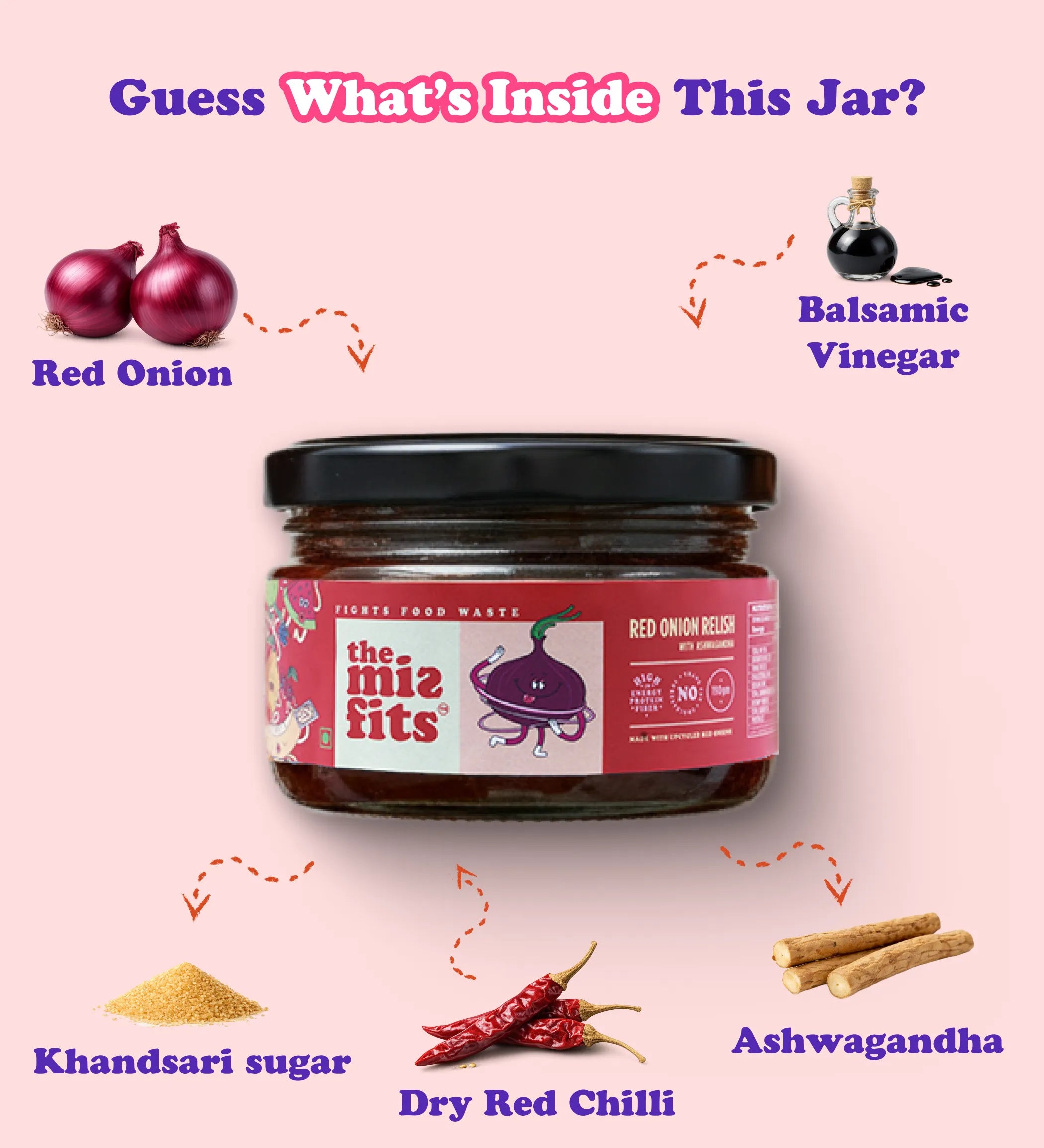 Red Onion Relish with Ashwagandha