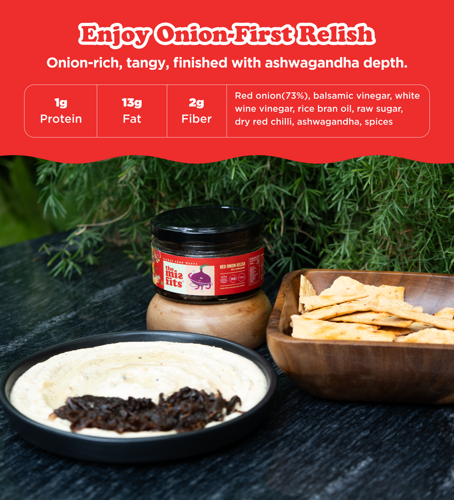 Red Onion Relish with Ashwagandha