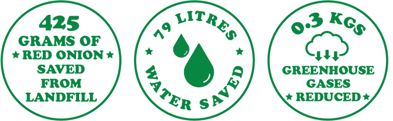 Red Onion Relish-Our Environmental Footprint