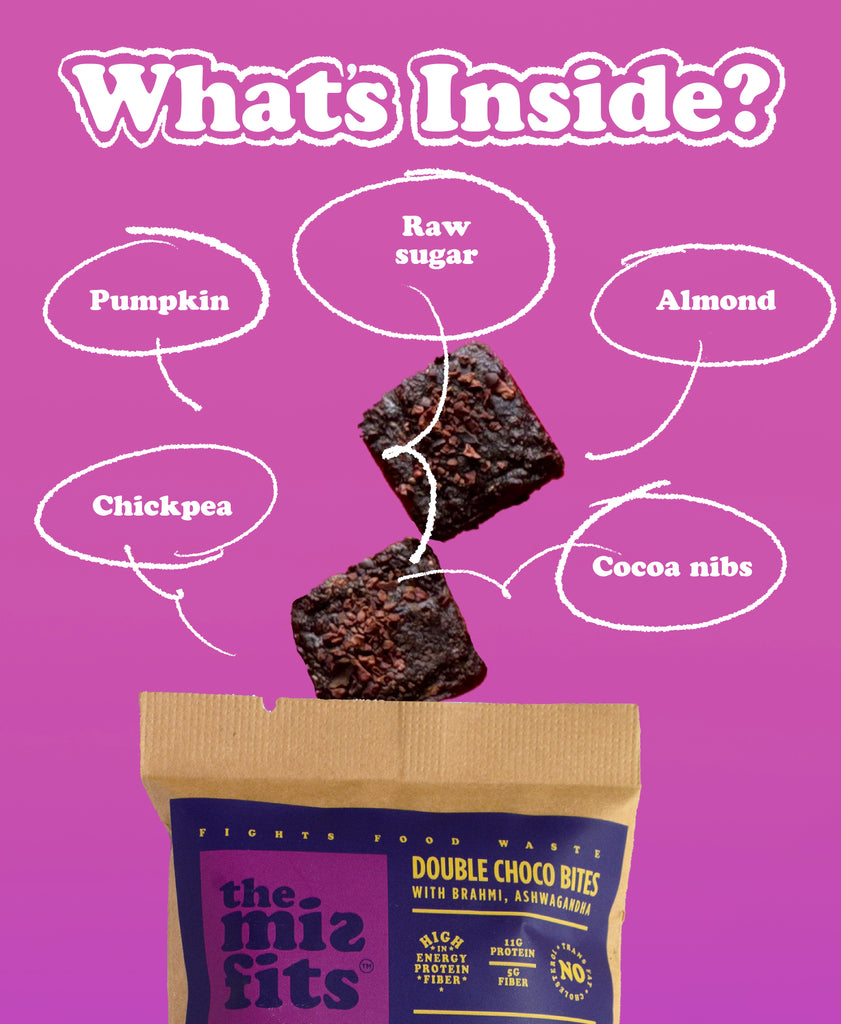 Double Choco Bites with Brahmi & Ashwagandha